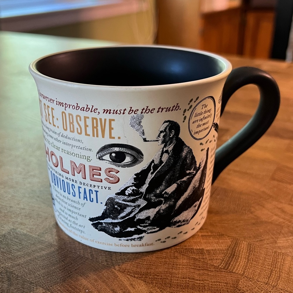 Sherlock Holmes mug